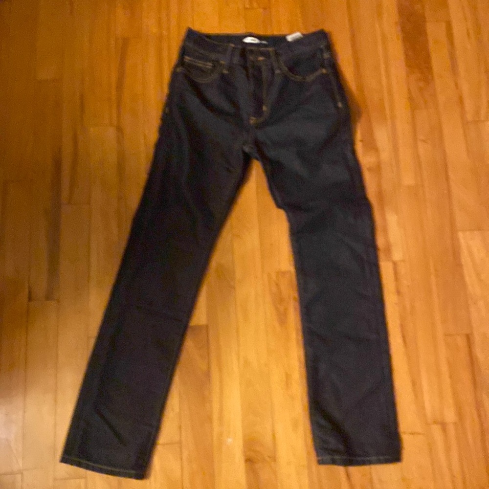 Old navy skinny blue jeans boys size 12 used once